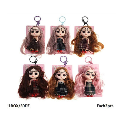 Assorted Mini Dolls Keychain