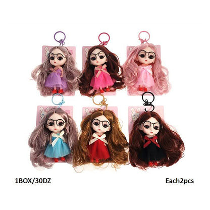Assorted Mini Dolls Keychain