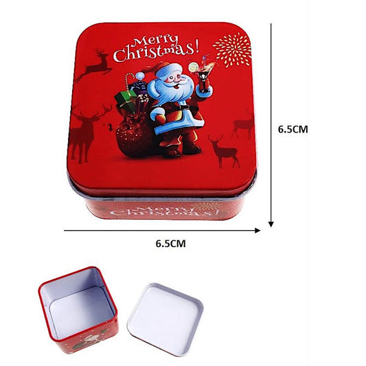Metal Tin Christmas Gift Box
