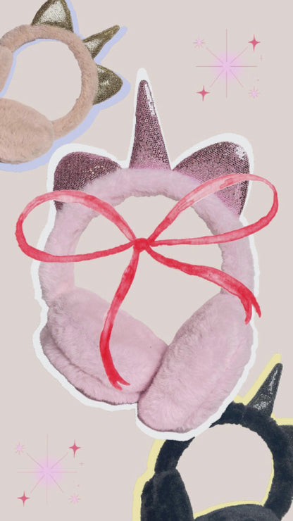 JH42340 - Plain Unicorn Earmuffs