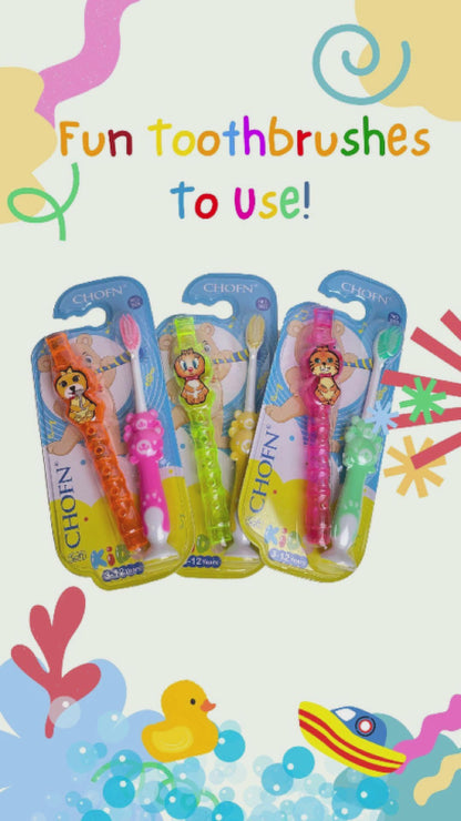 12 PCS Children's Toothbrush & Toy Set