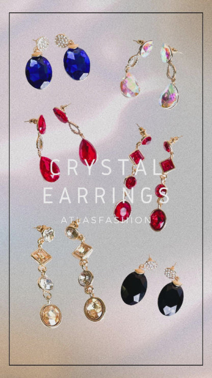 JAE47192 - Crystal Drop Earring