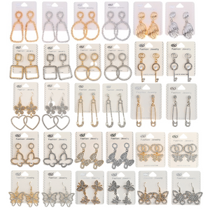 Closeout 50 Pce Earrings Assortment ($0.50 per piece)