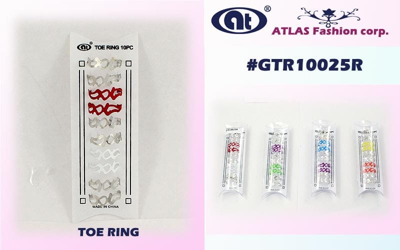 GTR10025R - Abstract Toe Ring