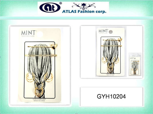 GYH10204 - Hair Braid Ring & Bobby Pin Set