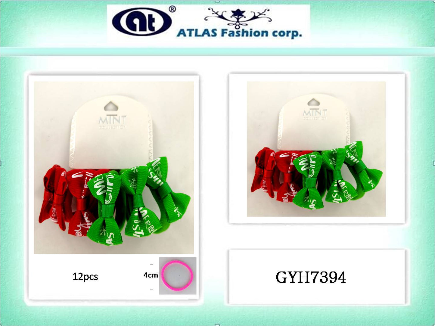 GYH7394 - Christmas Hair Ties