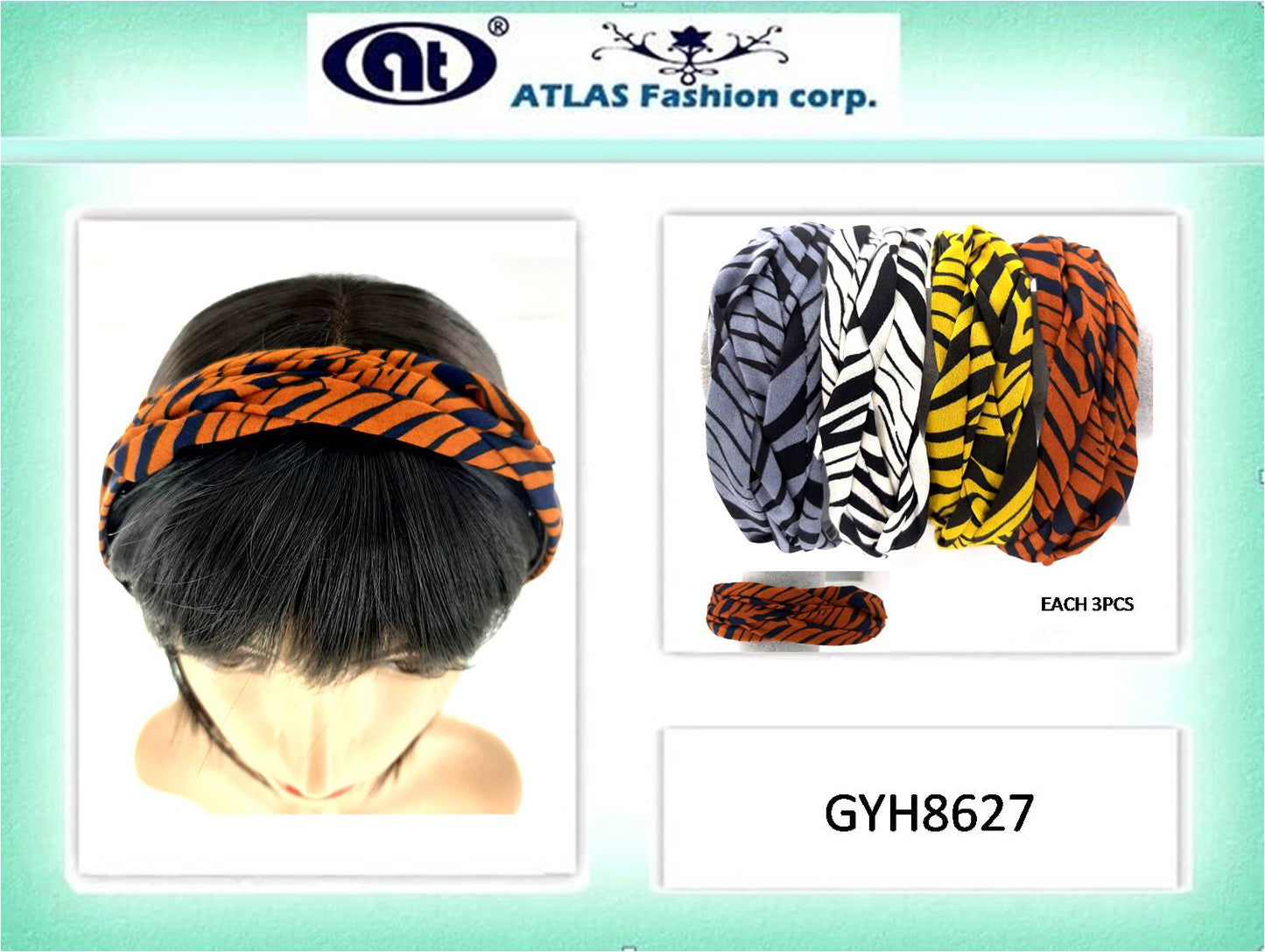 GYH8627 - Abstract Print Headband