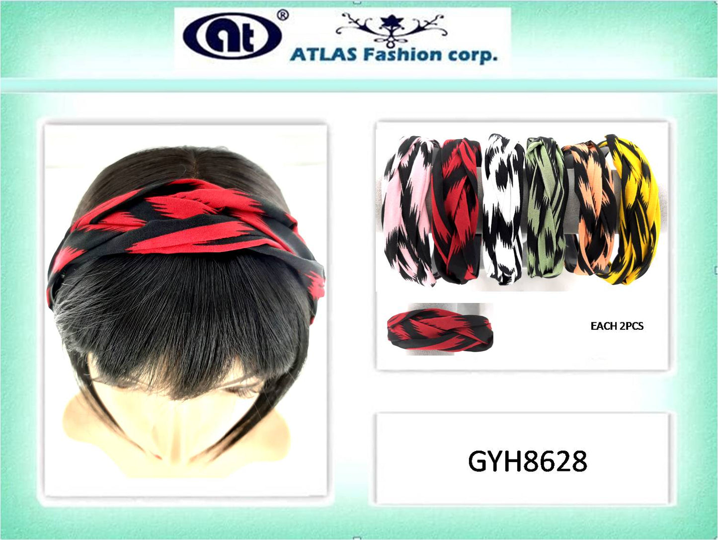 GYH8628 - Abstract Print Headband