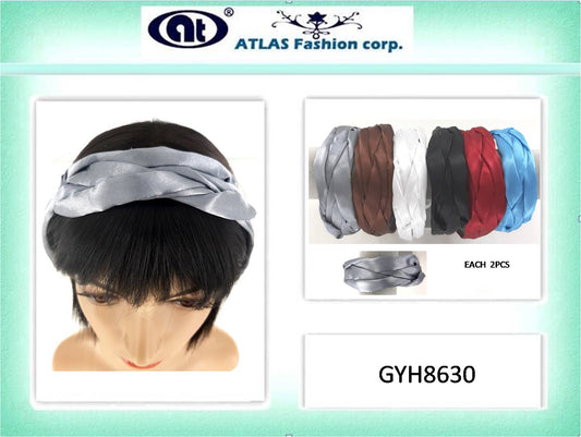 GYH8630 - Braided Satin Headband