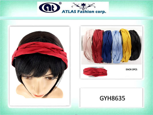 GYH8635 - Braided Satin Headband