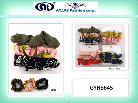 GYH8645 - Assorted Pattern Scrunchie