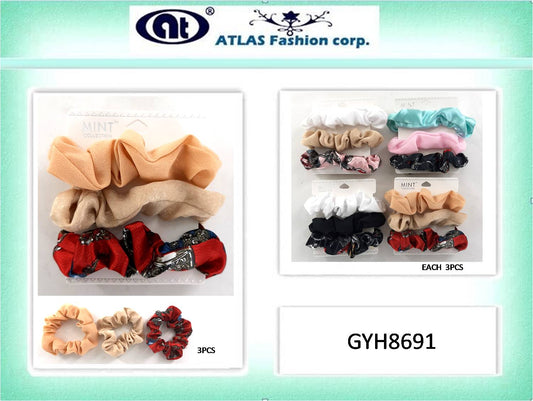 GYH8691 - Assorted Pattern Scrunchie