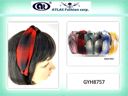 GYH8757 - Plaid Headband