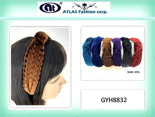 GYH8832 - Velvet Checkered Headband