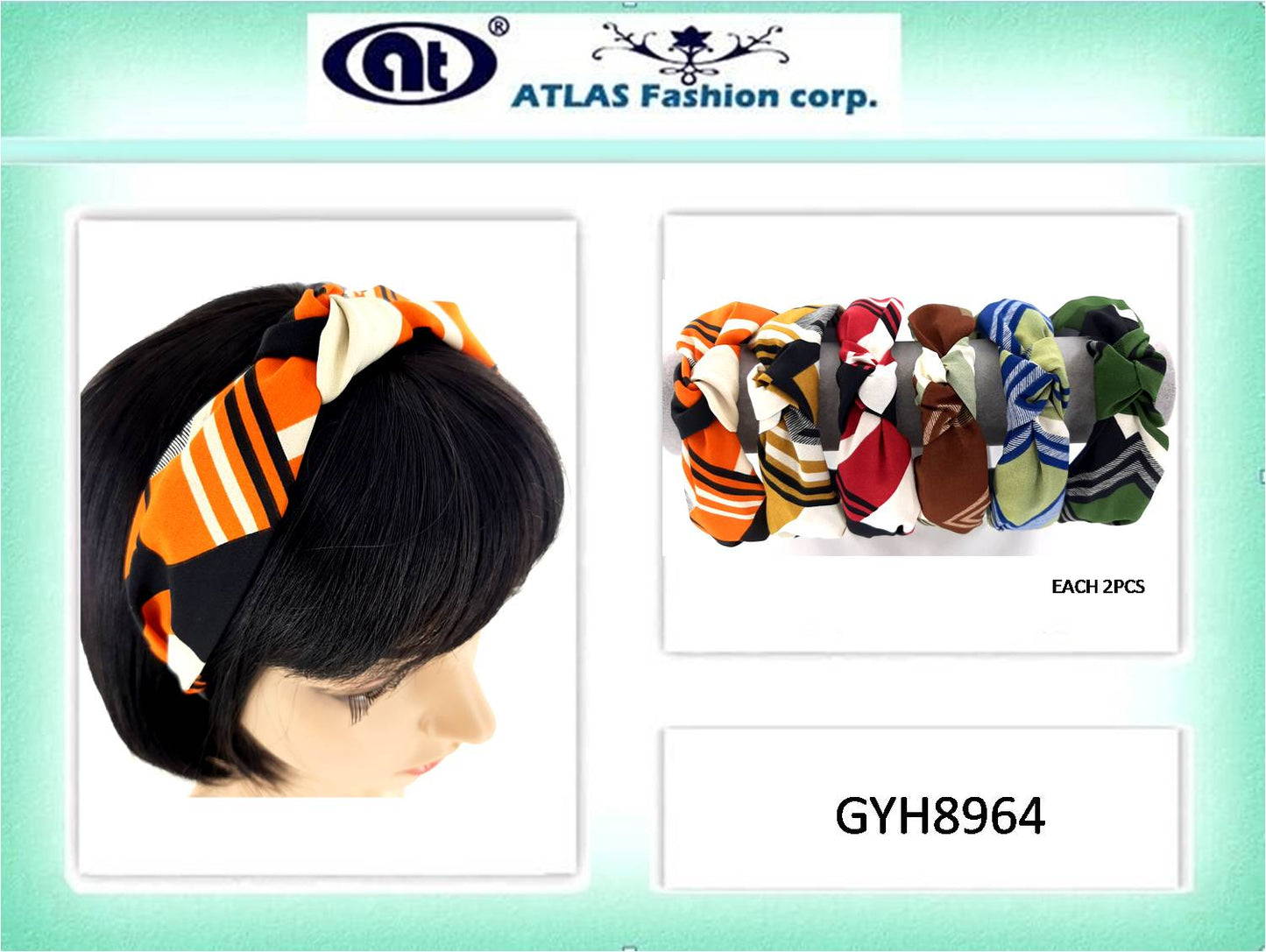 GYH8964 - Abstract Print Headband