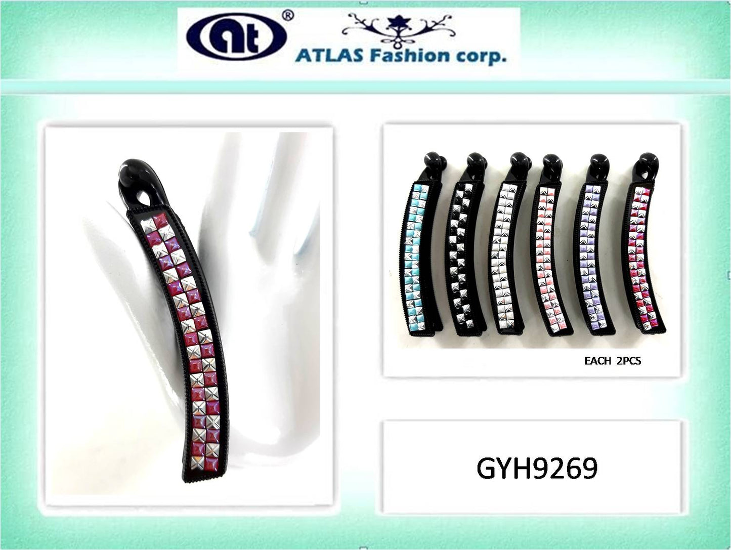 GYH9269 - Bedazzled Banana Clip