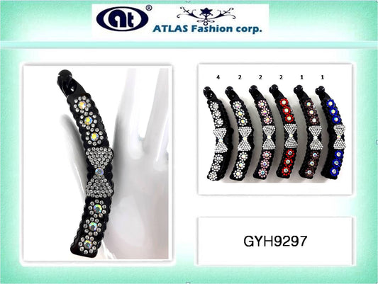 GYH9297 - Rhinestone Bow Banana Clip