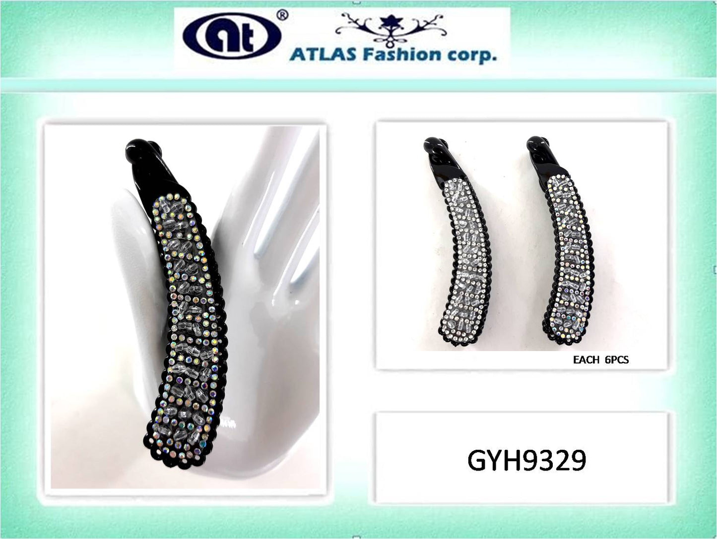 GYH9329 - Bedazzled Banana Clip