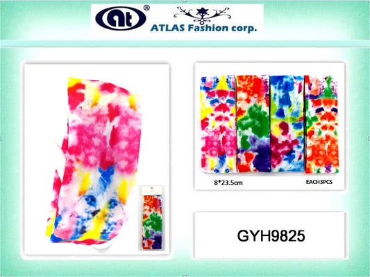 GYH9825 - Abstract Tie Dye Headband