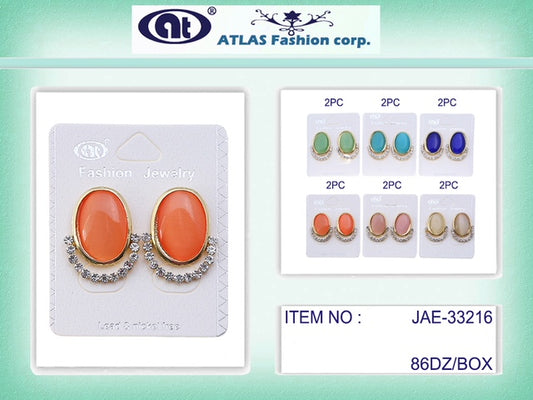 JAE33216 - Cats Eye Post Earring