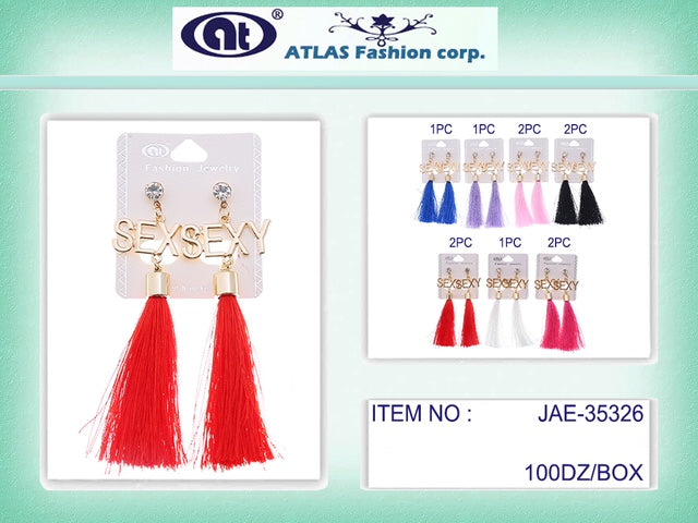 JAE35326 - Sexy Tassel Earring