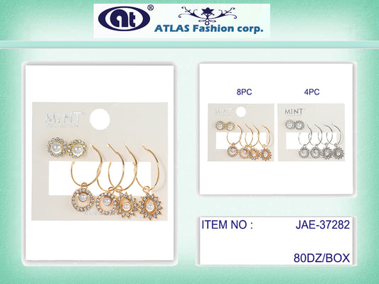 JAE37282 - 3 Pair Earring Set