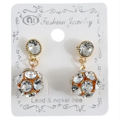 JAE24370 - Crystal Ball Earring