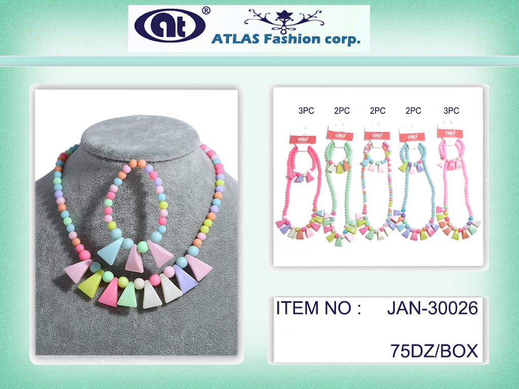 JAN30026 - Kids Necklace & Bracelet Set