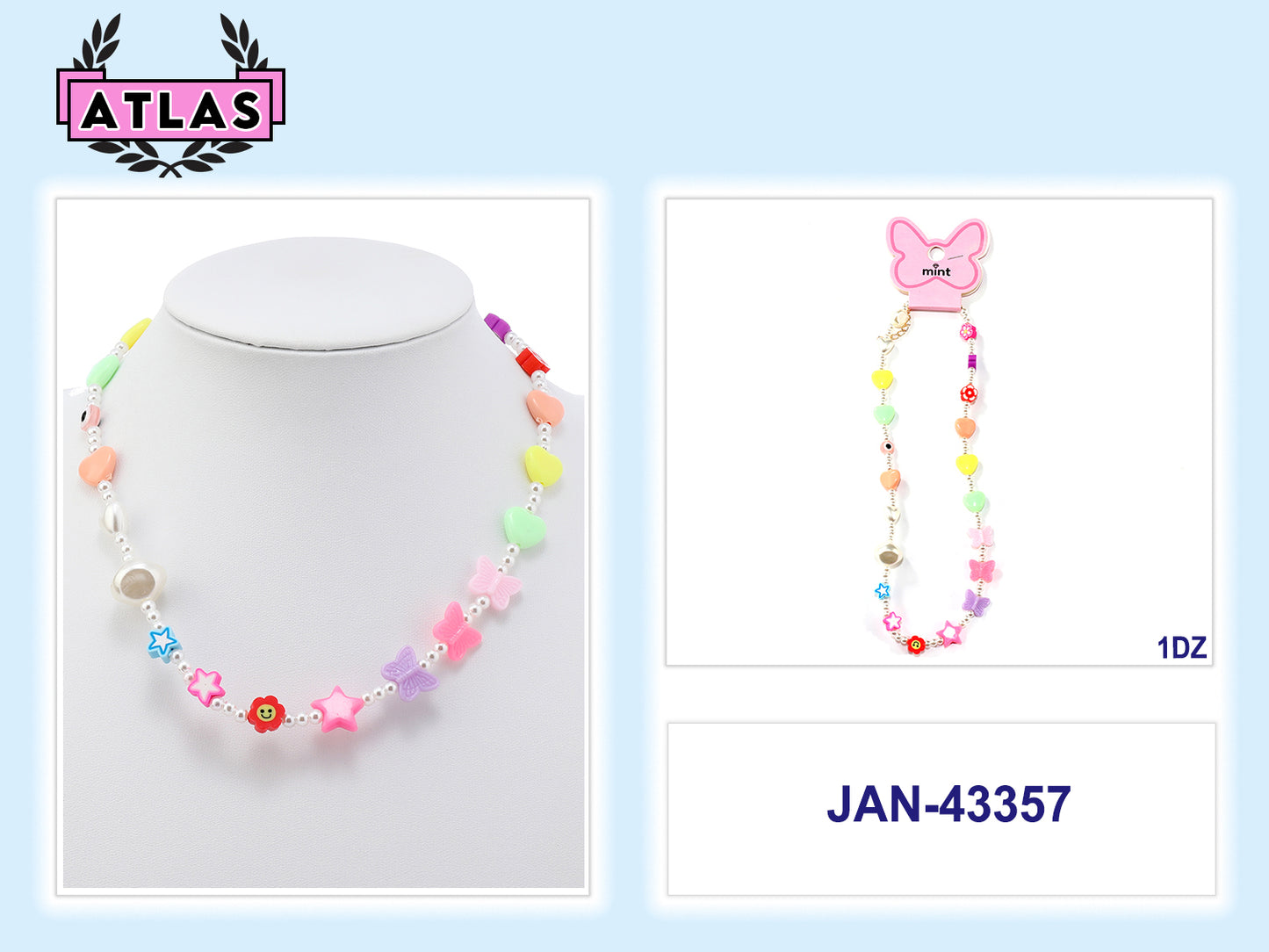 JAN43357 - Beaded Y2K Necklace