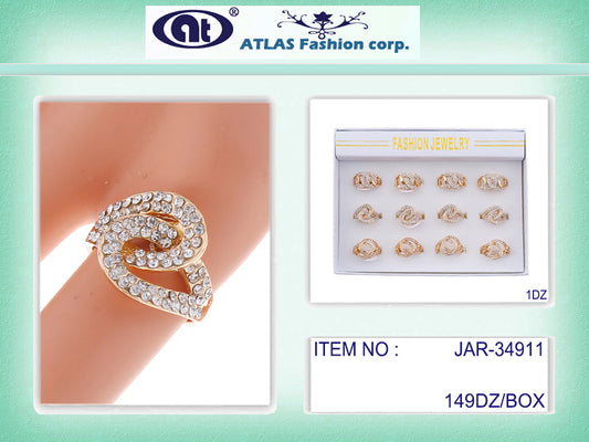 JAR34911 - Pavé Shapes Ring