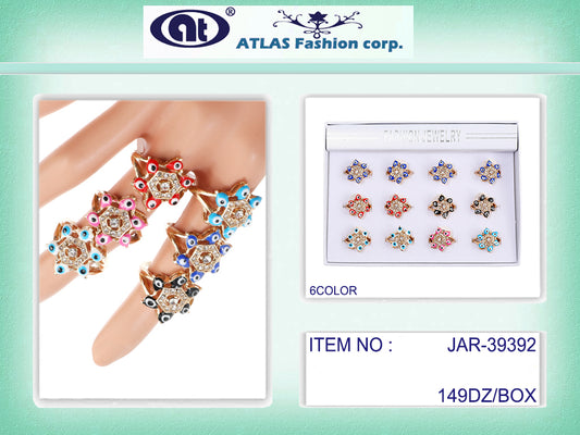 JAR39392 - Evil Eye Cluster Ring