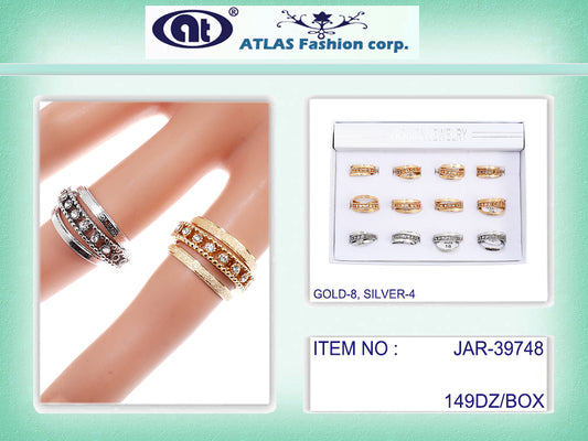 JAR39748 - Rhinestone Line Ring