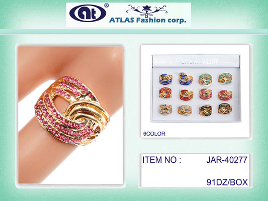 JAR40277 - Rhinestone Loop Ring