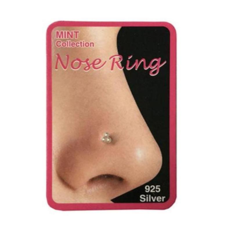 12 PCS 3 Stone Nose Stud