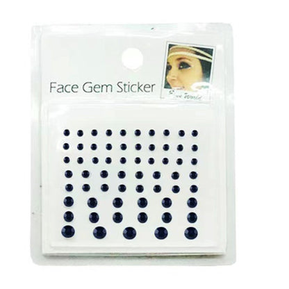 JBP40770ASST - Adhesive Circle Face Gem