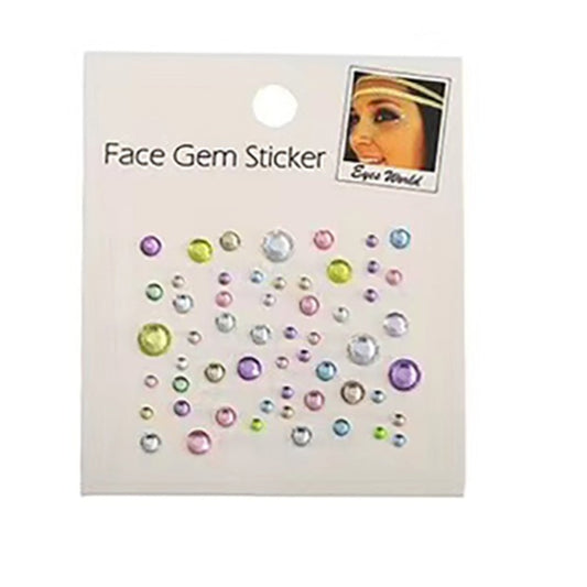 JBP40771 - Adhesive Circle Assortment Face Gem