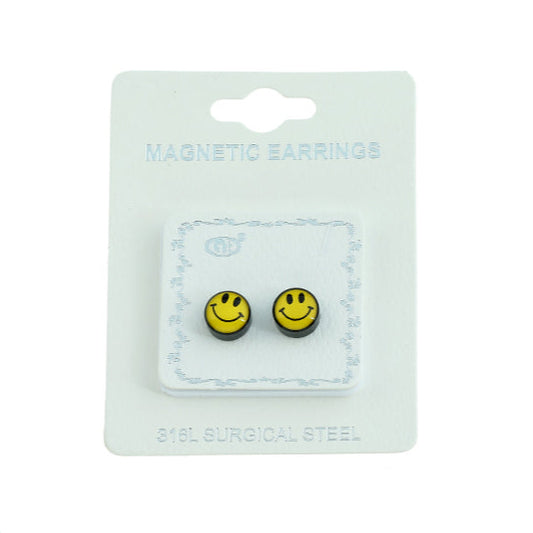 JBP23804 - Magnetic Smiley Face Studs