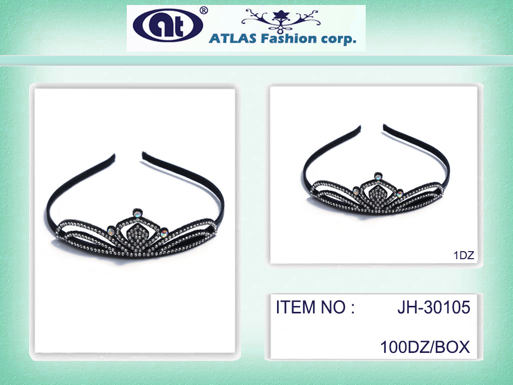 JH30105 - Rhinesone Tiara Headband