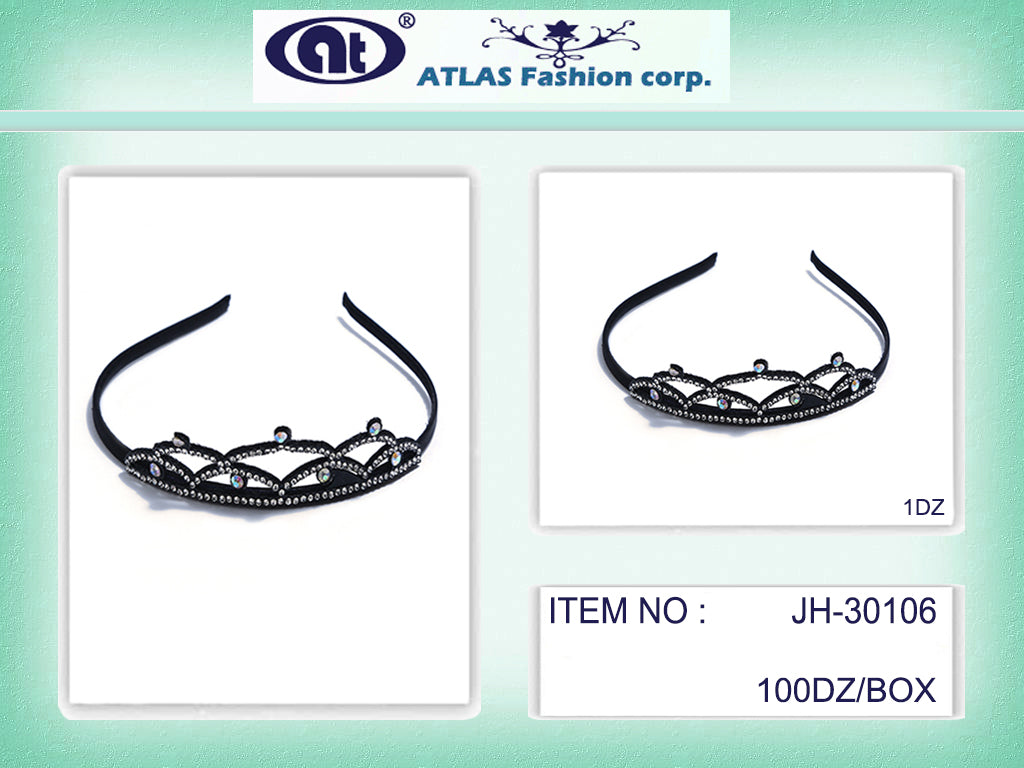 JH30106 - Rhinesone Tiara Headband