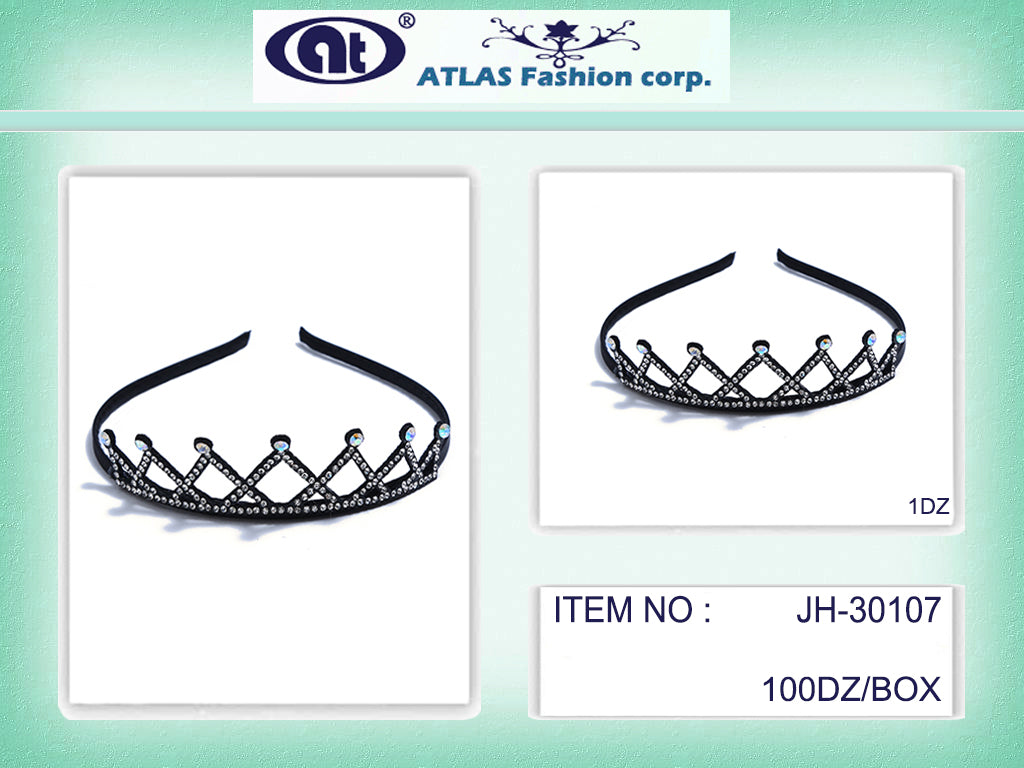 JH30107 - Rhinesone Tiara Headband