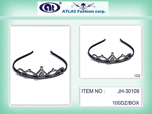 JH30109 - Rhinesone Tiara Headband