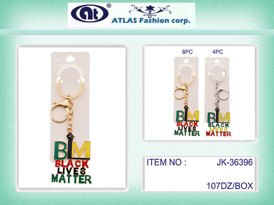 JK36396 - Enamel Black Lives Matter Keychain