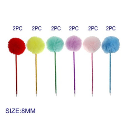 12 PCS Pom Pom Pen