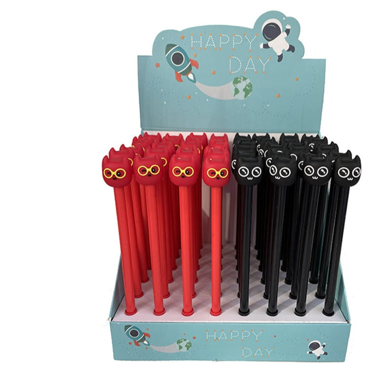 48 PCS Cartoon Cat Pen