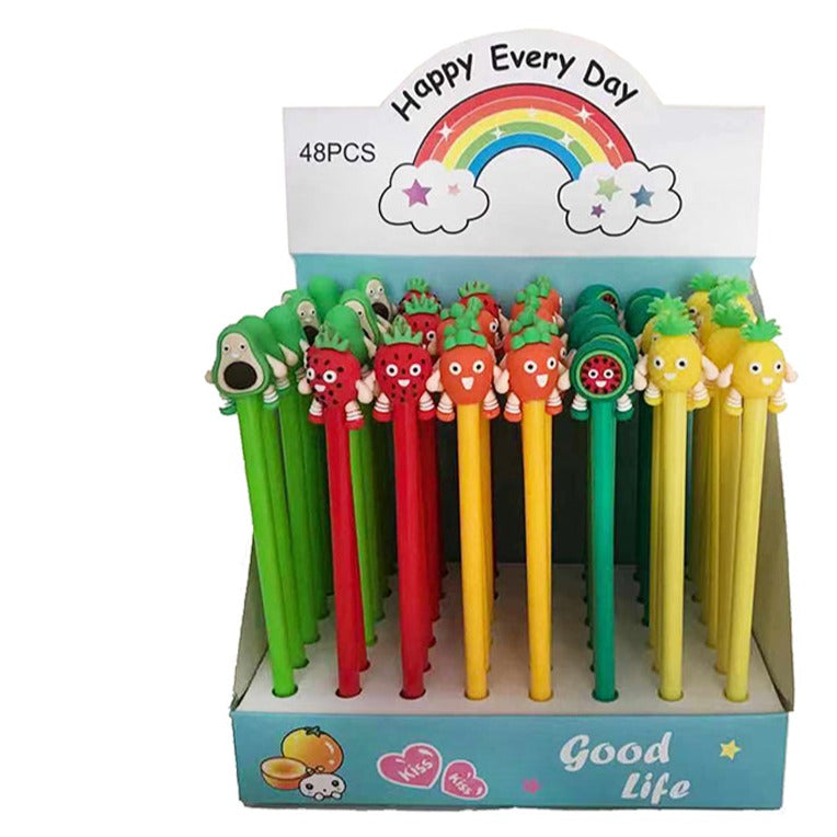 48 PCS Silly Fruit Pen