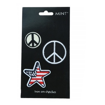 JP023 - USA Iron On Patch Set