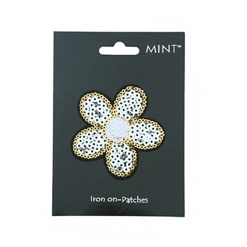 JP070 - Sequin Flower Iron On Patch