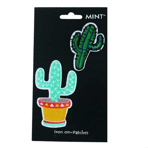 JP095 - Cactus Iron On Patch Set