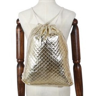 TP082 - Metallic Drawstring Bag